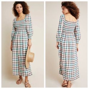 Anthropologie Cerie smocked dress